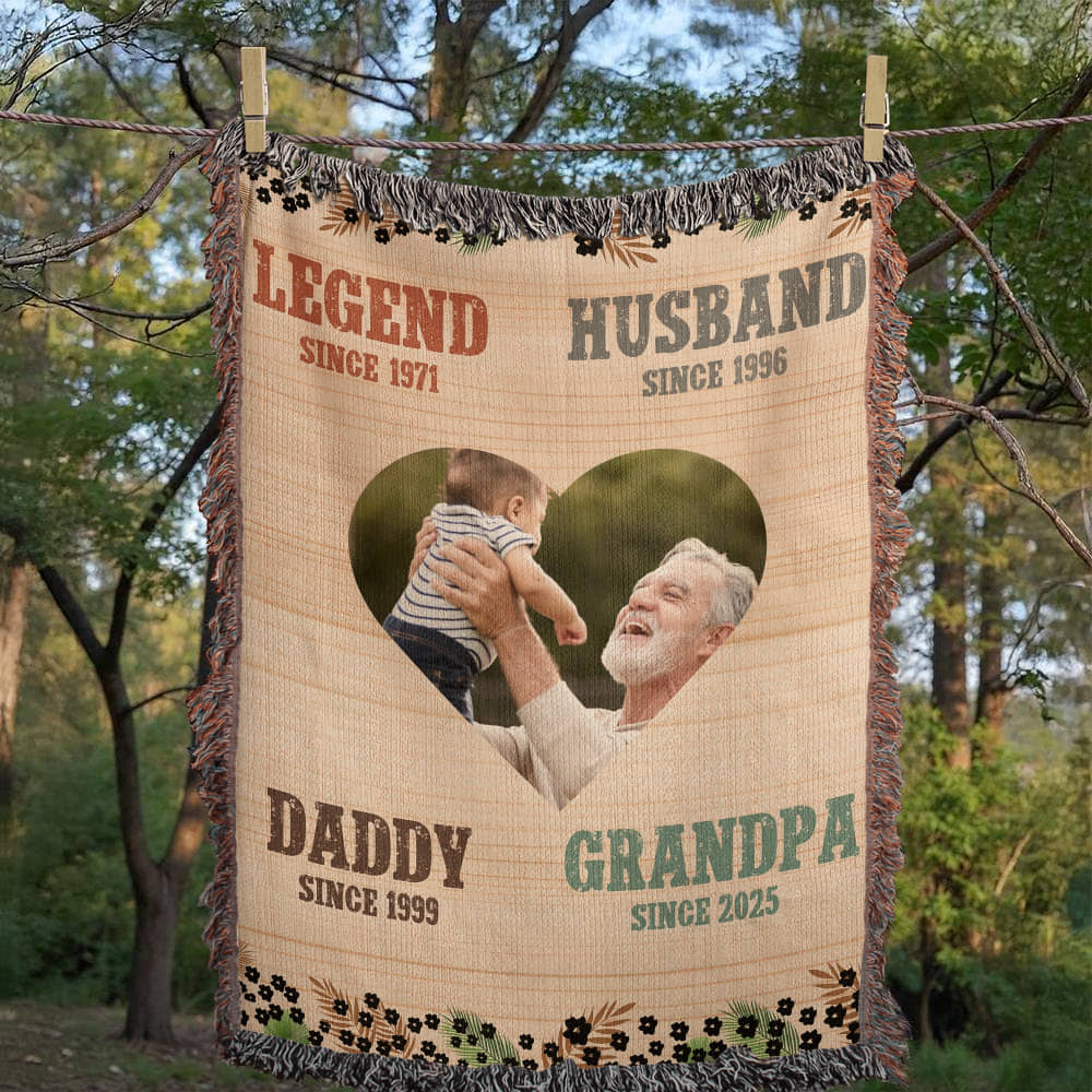 A Blanket of Firsts – Celebrating Grandpa’s Greatest Roles - Sentimental Gifting