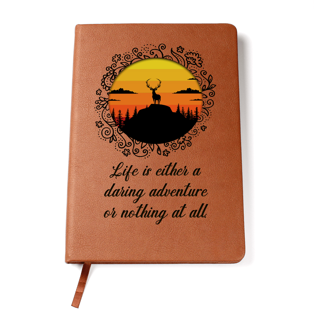 Adventure Seeker Vegan Leather Journal - Sentimental Gifting