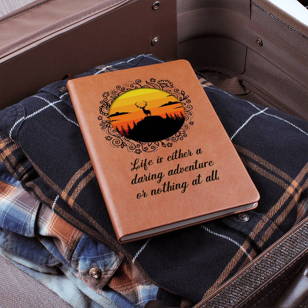 Adventure Seeker Vegan Leather Journal - Sentimental Gifting