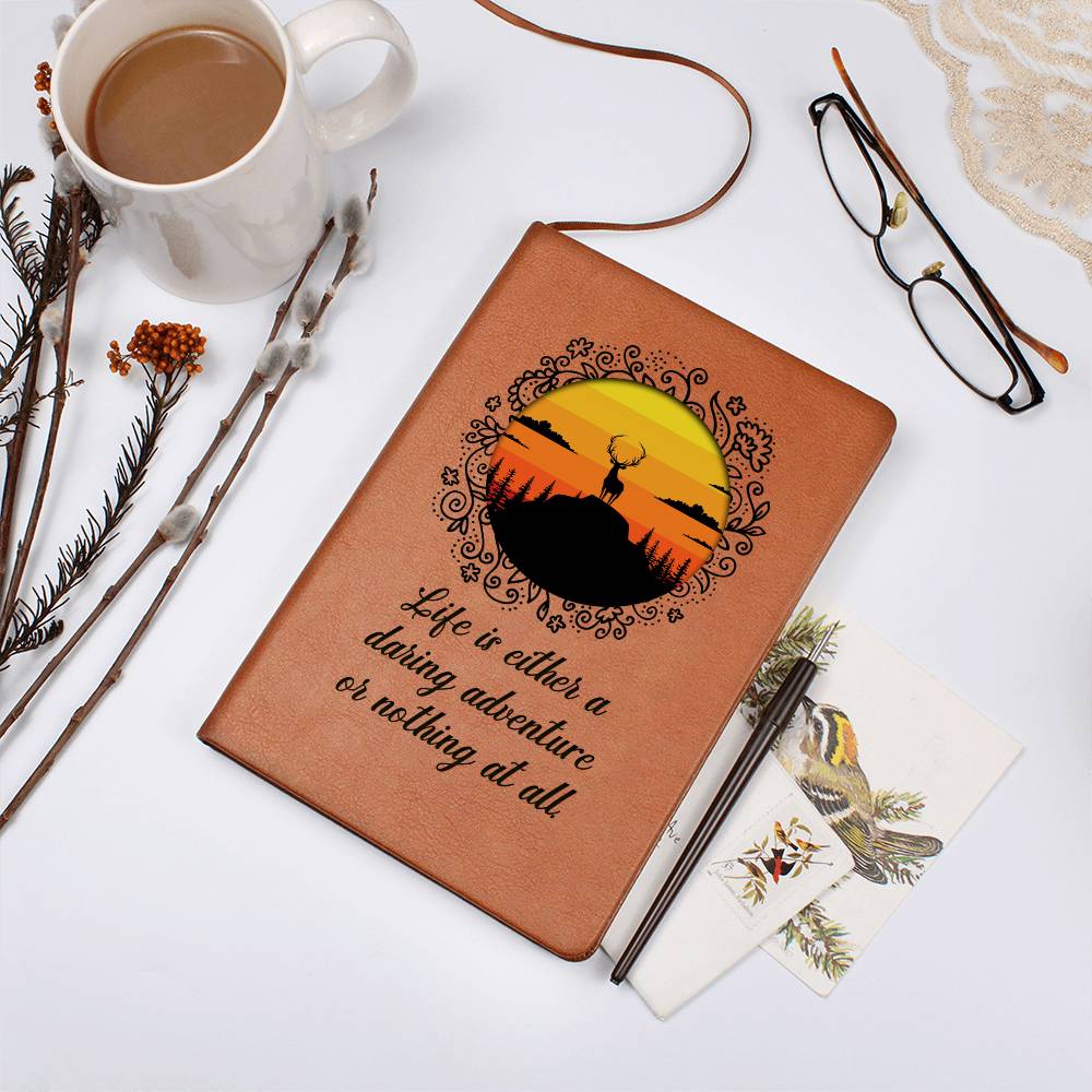 Adventure Seeker Vegan Leather Journal - Sentimental Gifting