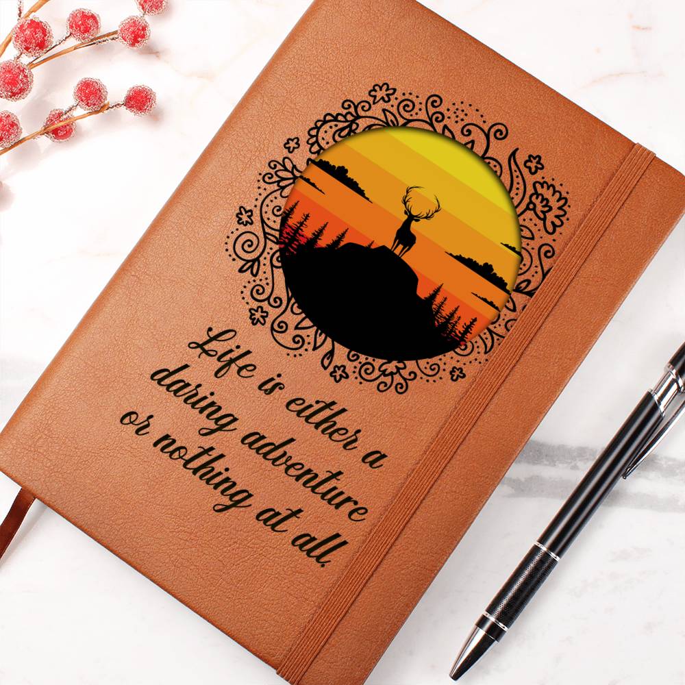 Adventure Seeker Vegan Leather Journal - Sentimental Gifting