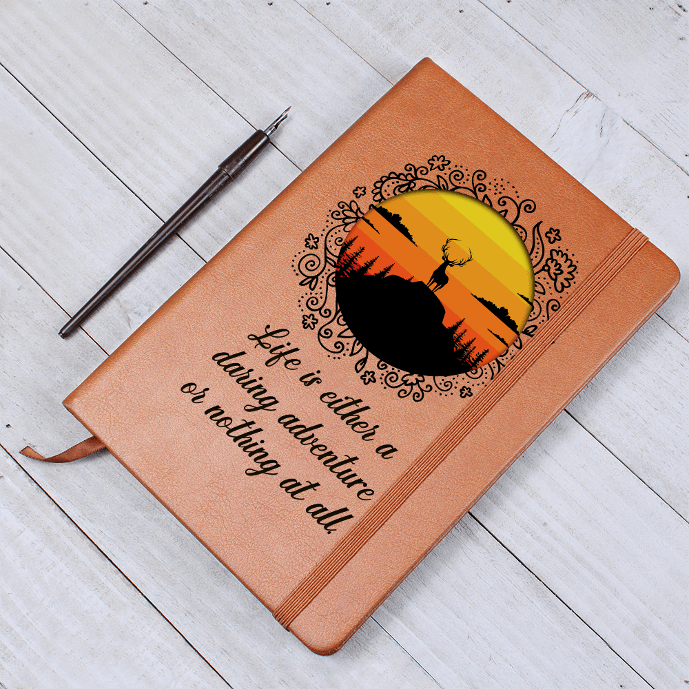 Adventure Seeker Vegan Leather Journal - Sentimental Gifting