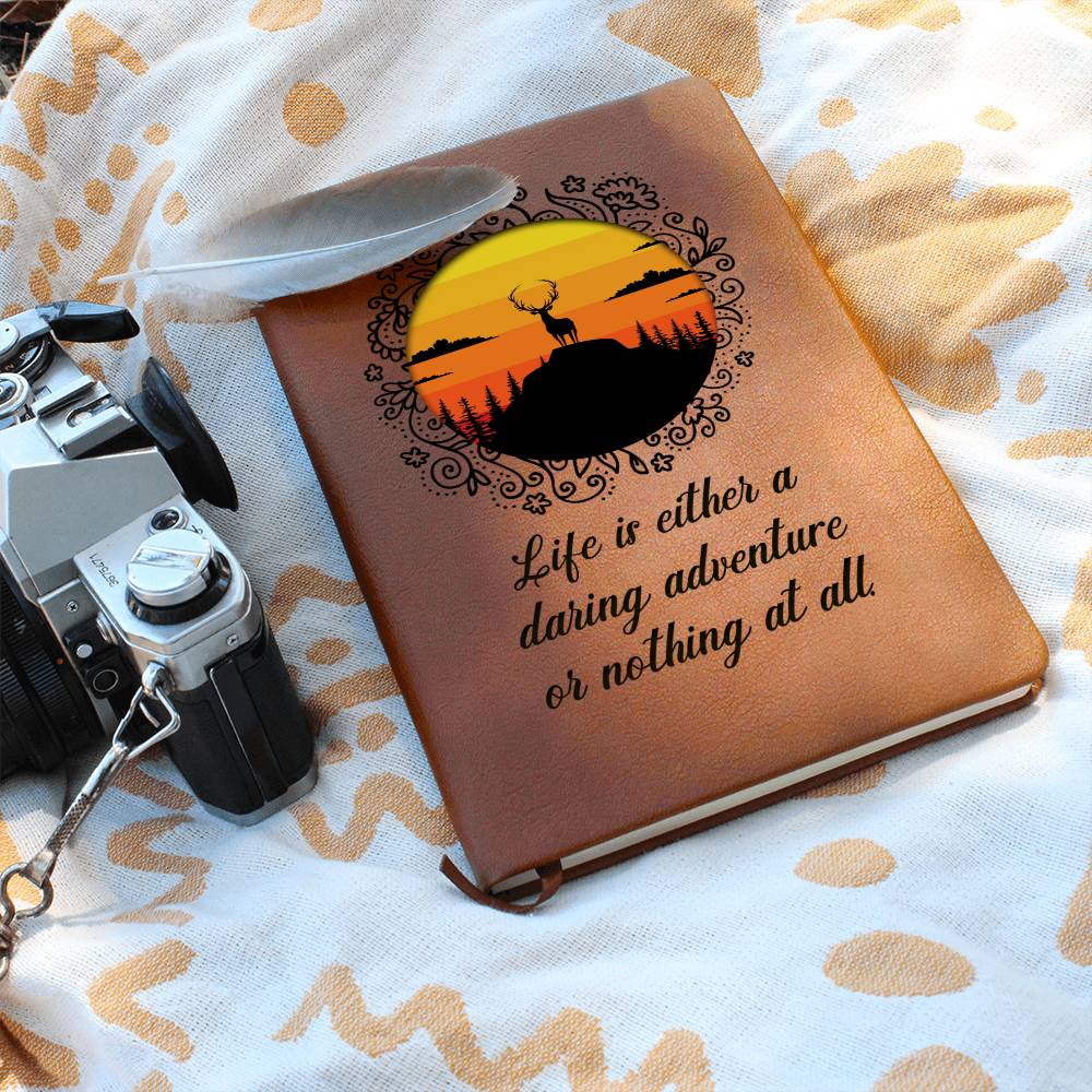 Adventure Seeker Vegan Leather Journal - Sentimental Gifting