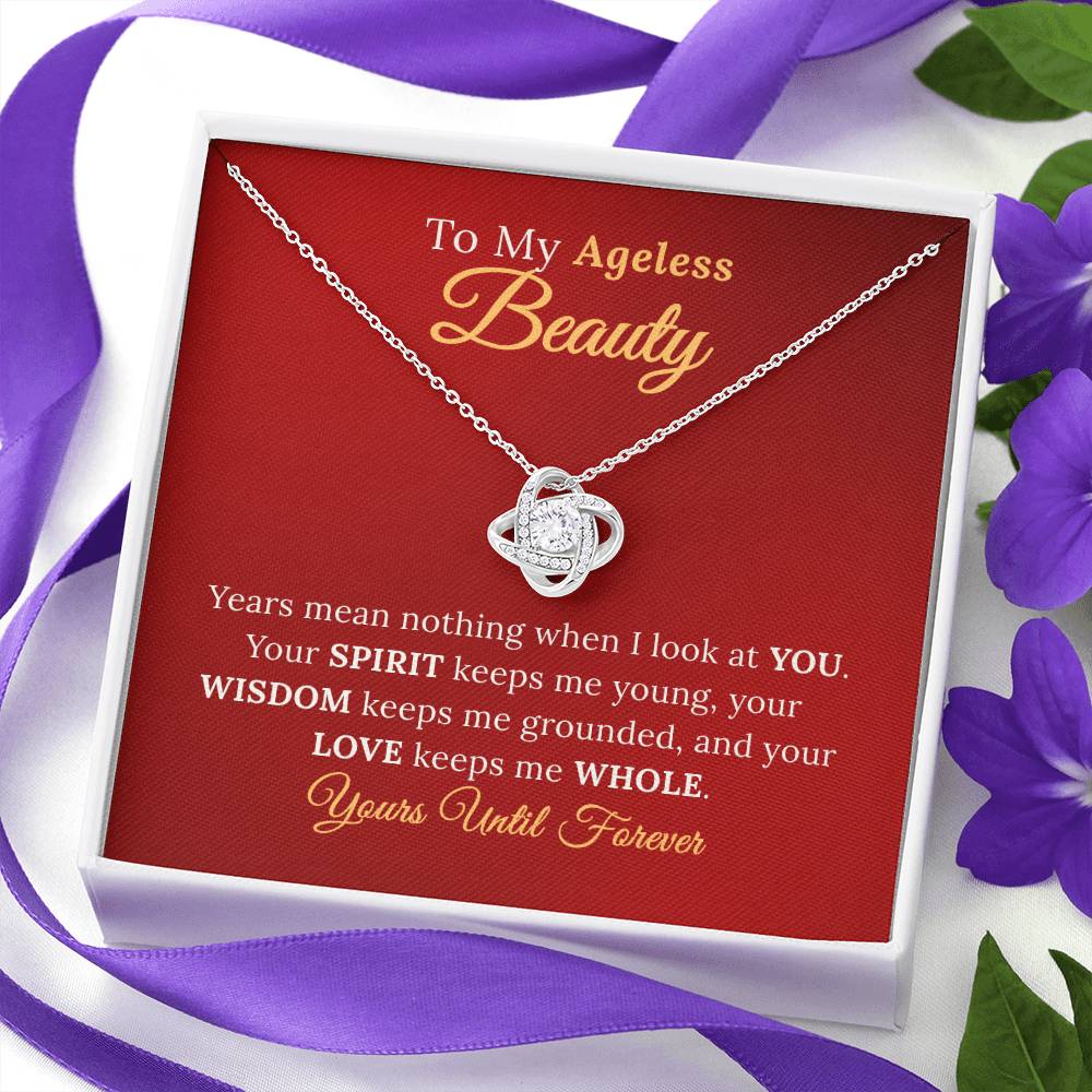Husband's Love Necklace Gift to their Ageless Wife