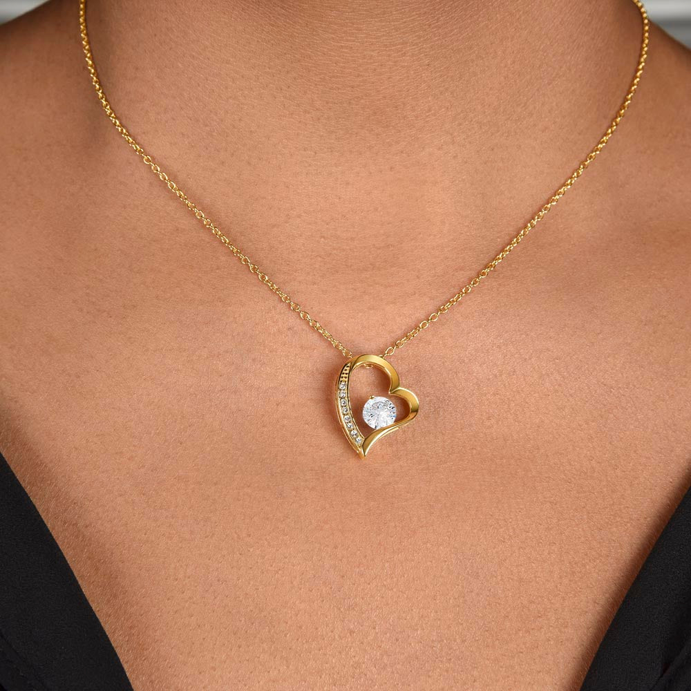 With All my Love to My Little Girl - Love Necklace from Mom