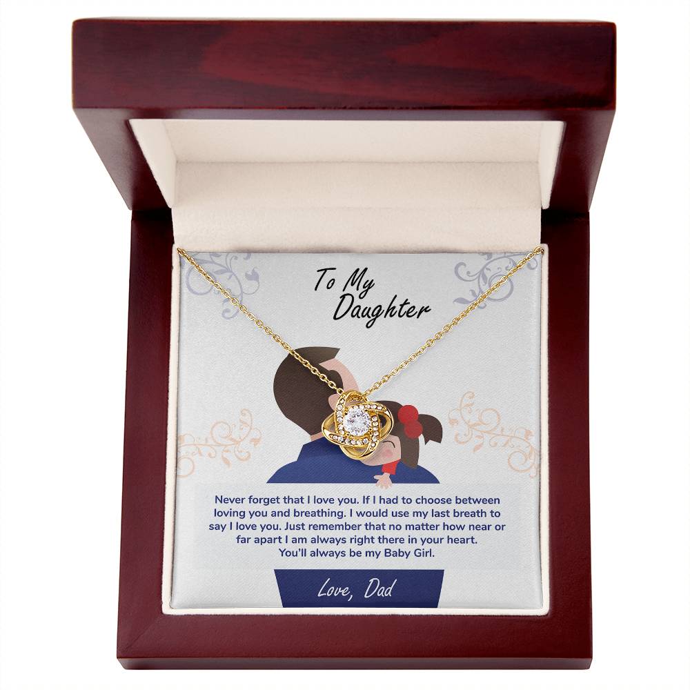 Baby Girl Forever Necklace Gift from Mom to Daughter - Sentimental Gifting