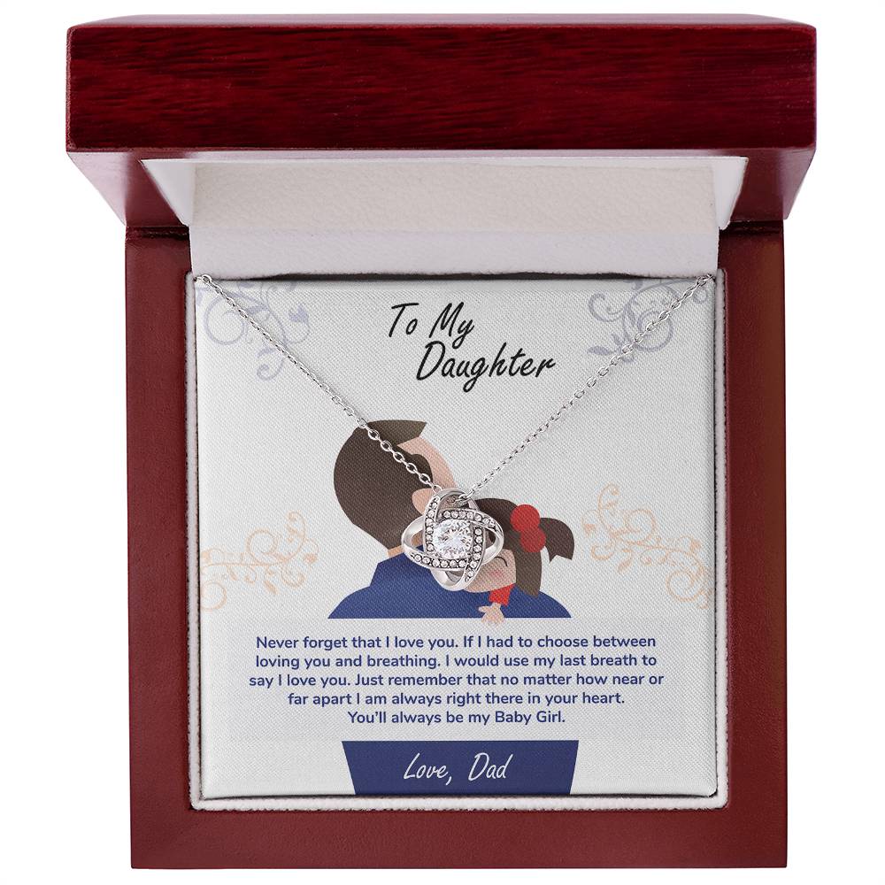 Baby Girl Forever Necklace Gift from Mom to Daughter - Sentimental Gifting