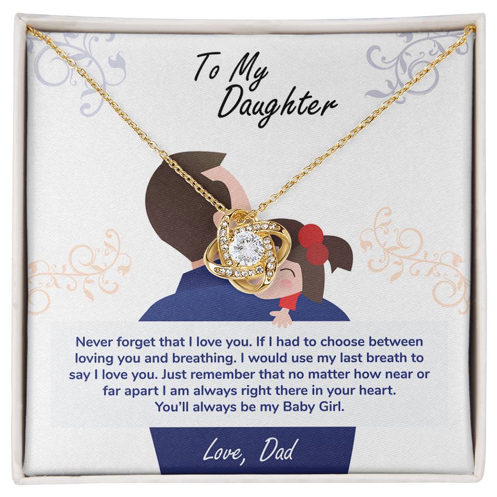 Baby Girl Forever Necklace Gift from Mom to Daughter - Sentimental Gifting