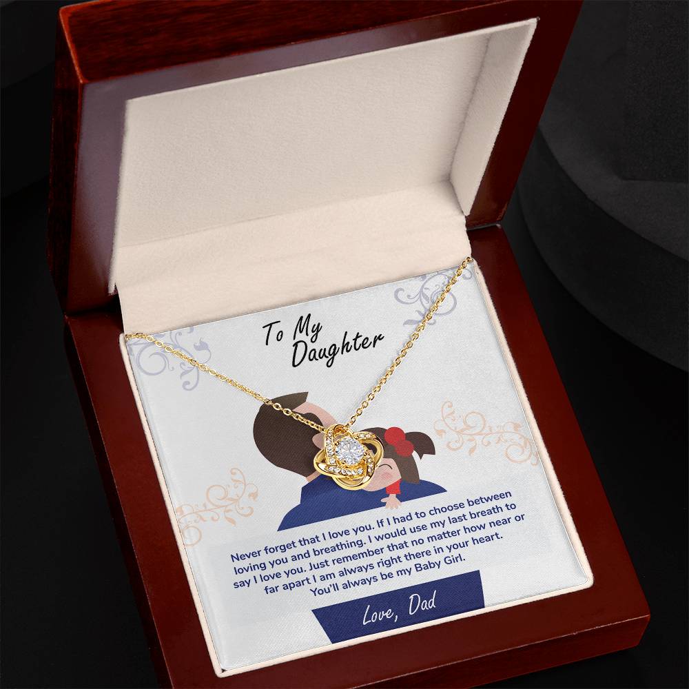 Baby Girl Forever Necklace Gift from Mom to Daughter - Sentimental Gifting