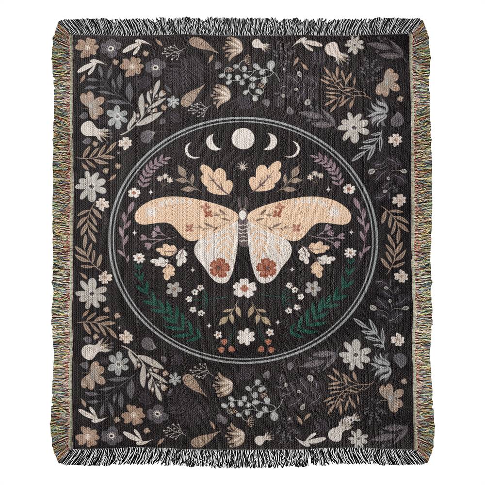 Bohemian Butterfly Cozy Woven Blanket - Sentimental Gifting