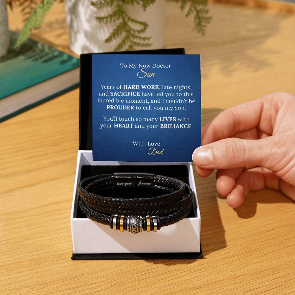 Bracelet Gift for Medical Graduate Son - Sentimental Gifting