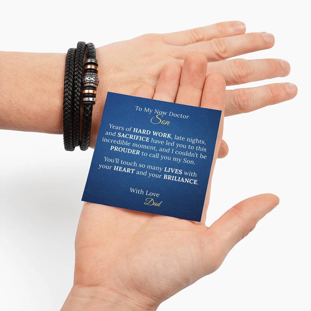 Bracelet Gift for Medical Graduate Son - Sentimental Gifting