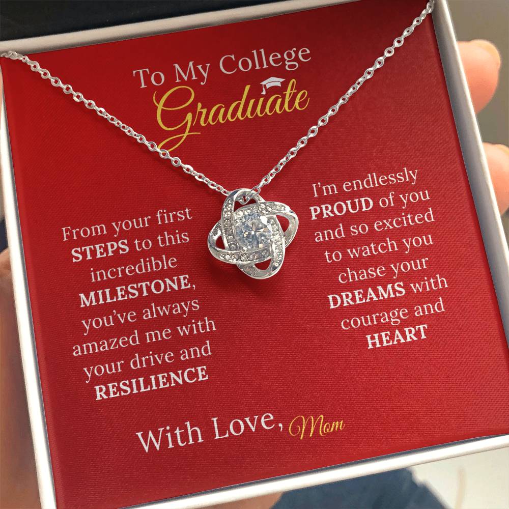 College Graduate Necklace from Parent - Sentimental Gifting