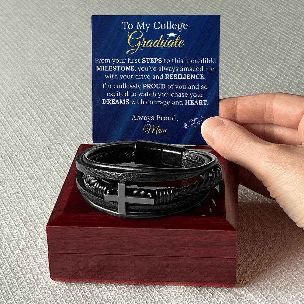Cross Bracelet Graduation Gift from Parent - Sentimental Gifting