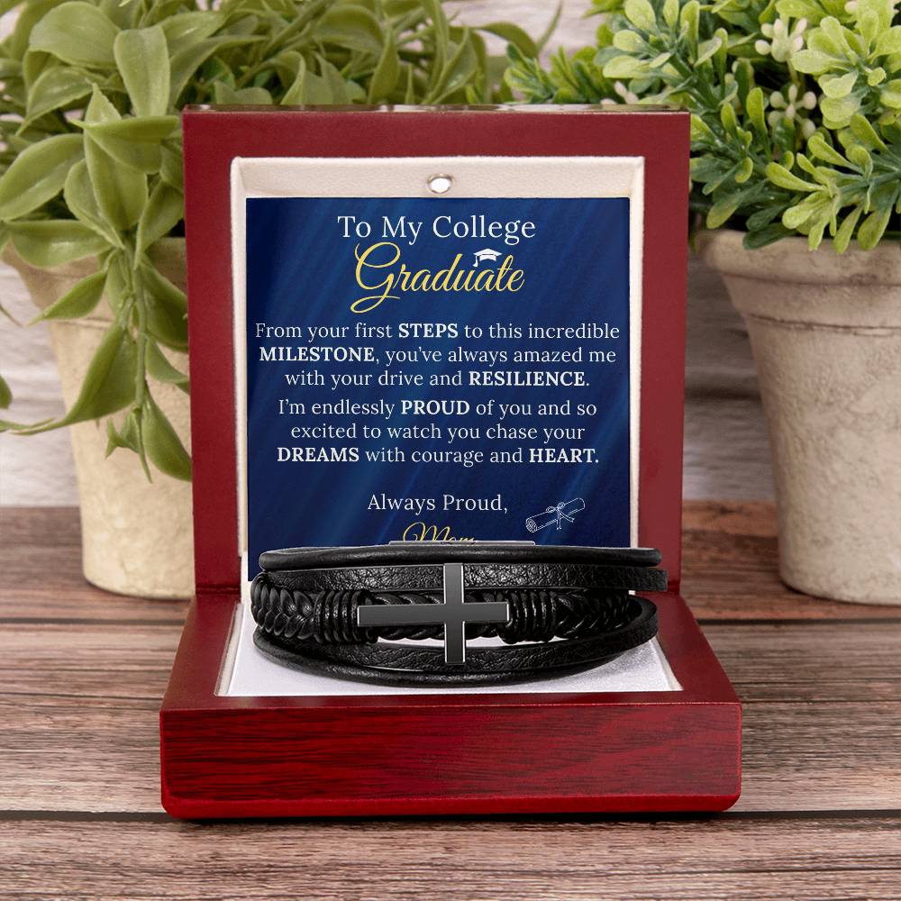 Cross Bracelet Graduation Gift from Parent - Sentimental Gifting