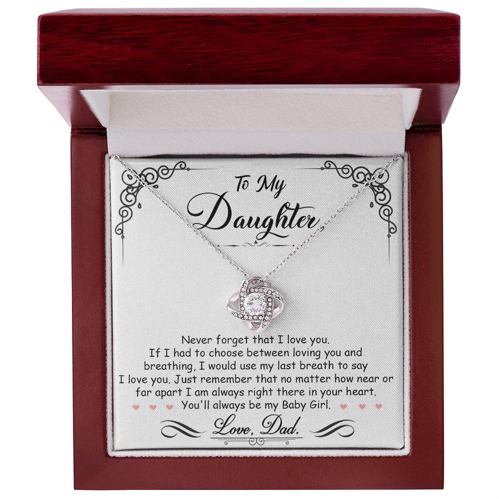 Dad's Heart Necklace Gift to Daughter - Sentimental Gifting