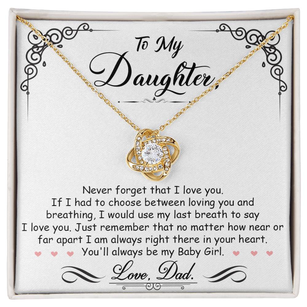 Dad's Heart Necklace Gift to Daughter - Sentimental Gifting