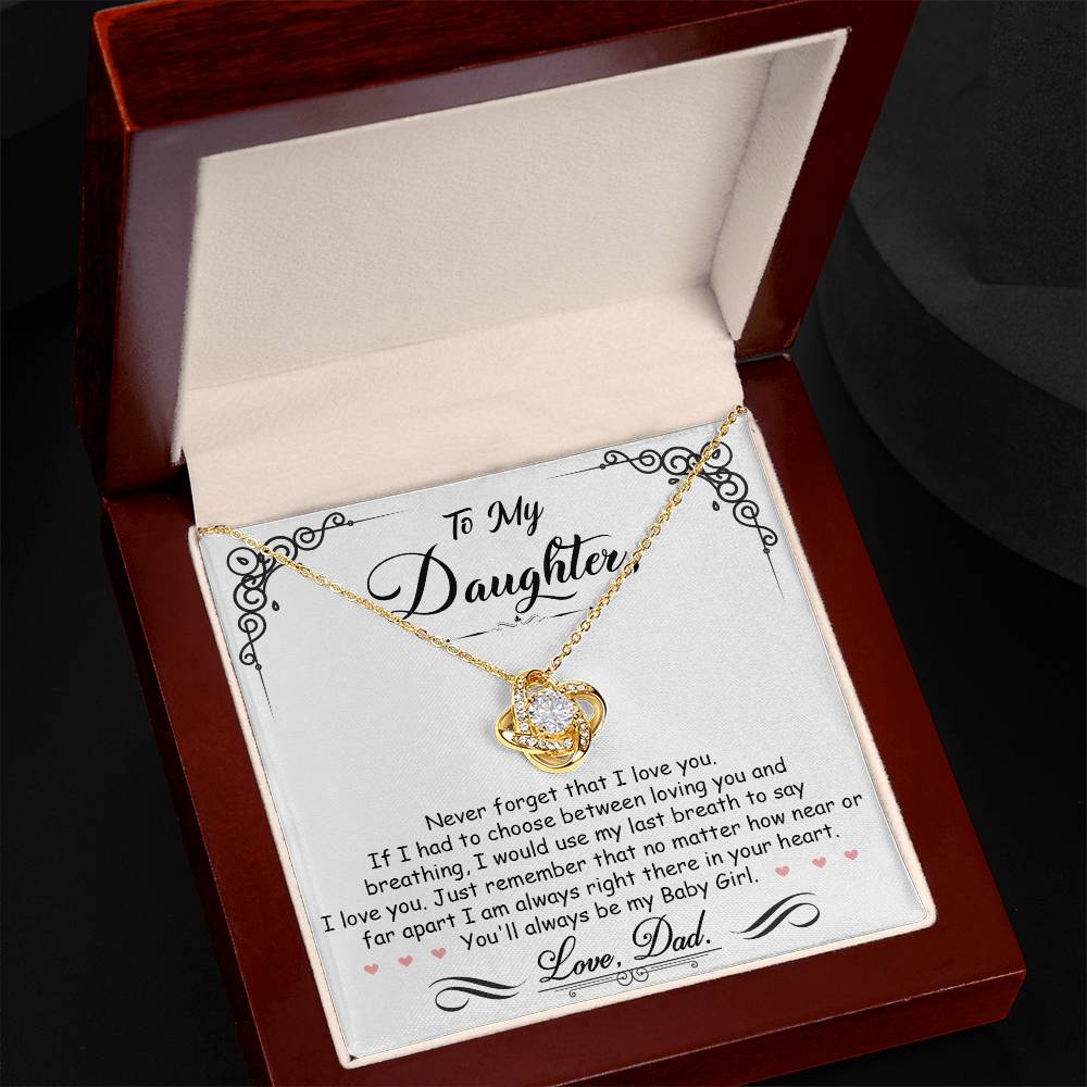 Dad's Heart Necklace Gift to Daughter - Sentimental Gifting