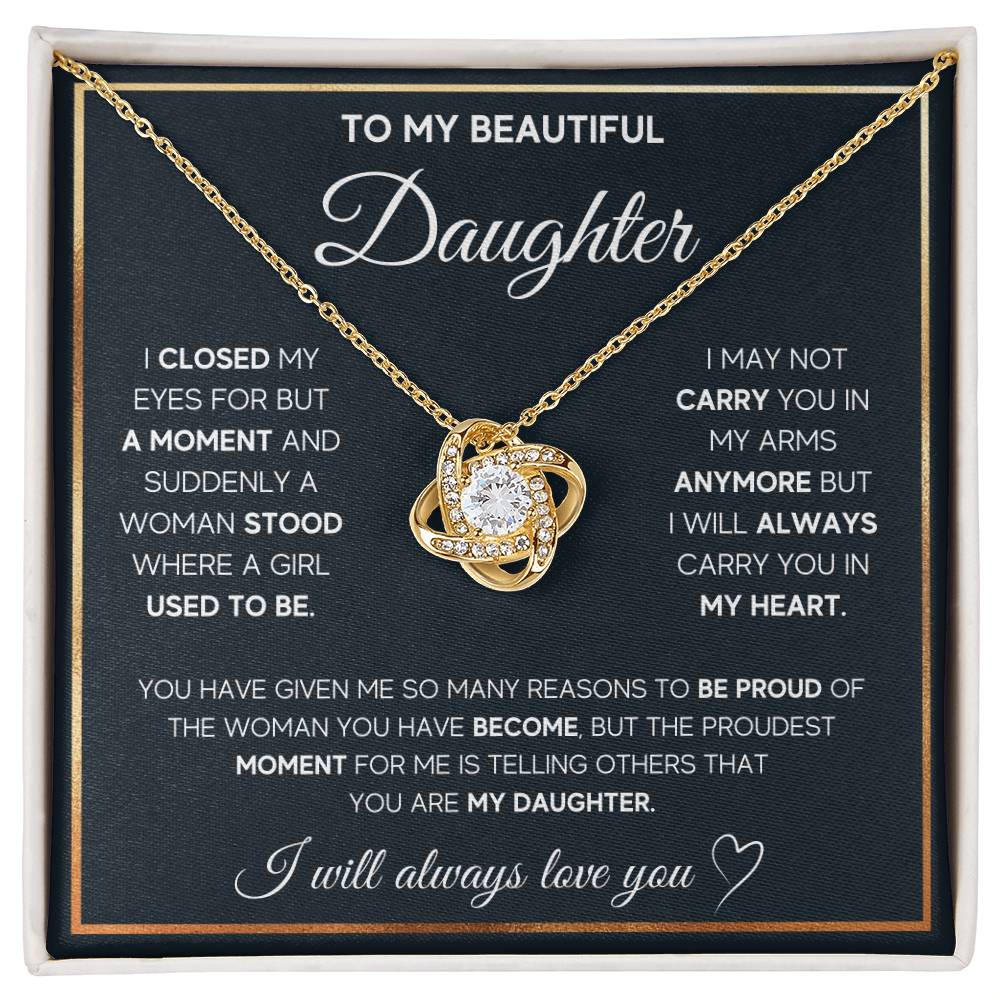 Forever Love Daughter's Necklace Gift from Mom - Sentimental Gifting