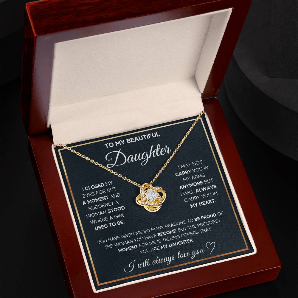 Forever Love Daughter's Necklace Gift from Mom - Sentimental Gifting