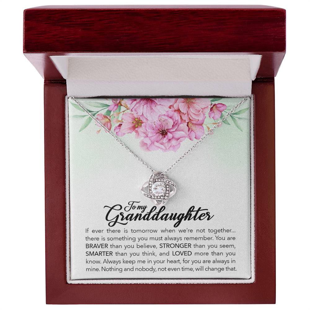 Granddaughter's Heart Necklace gift from Grandma - Sentimental Gifting