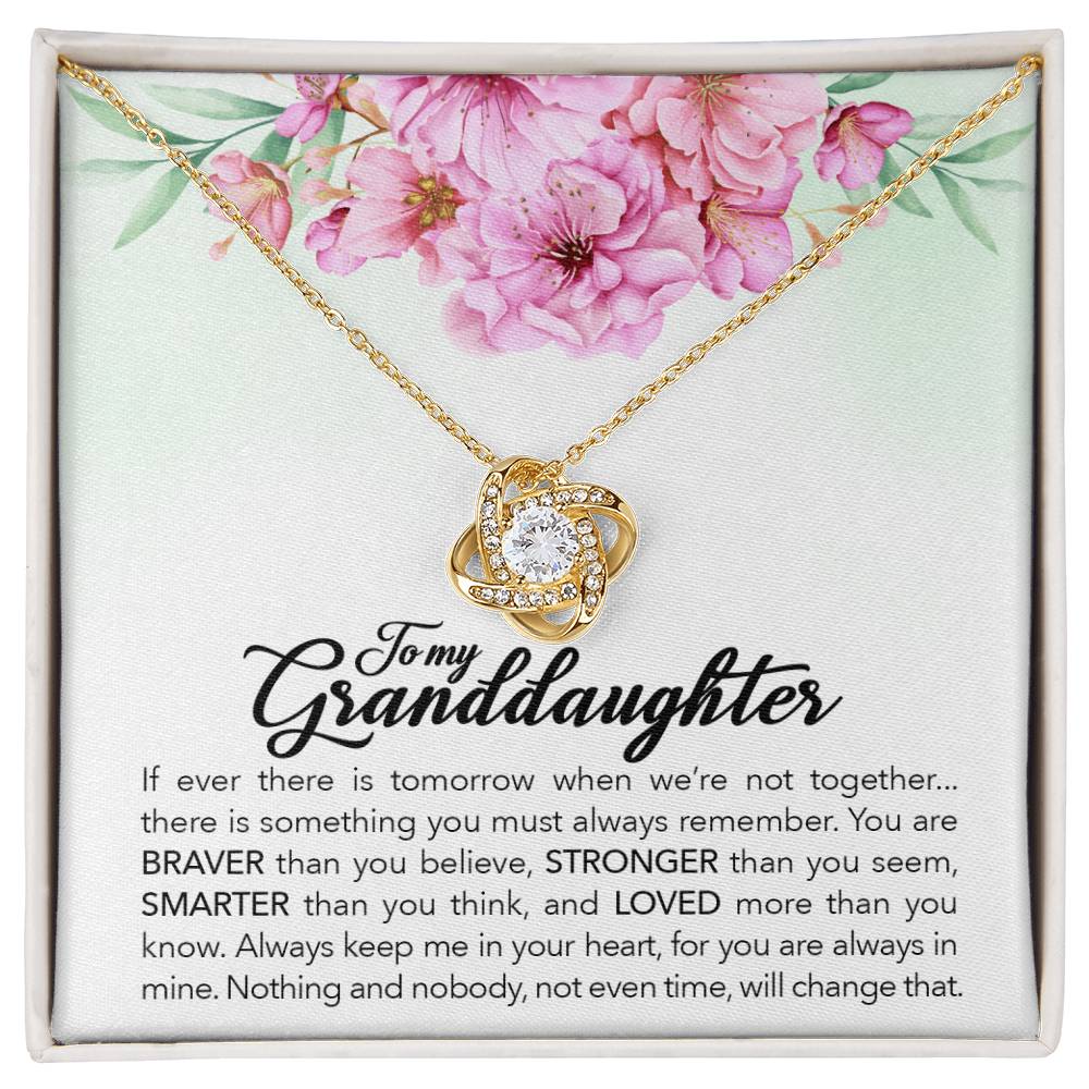 Granddaughter's Heart Necklace gift from Grandma - Sentimental Gifting