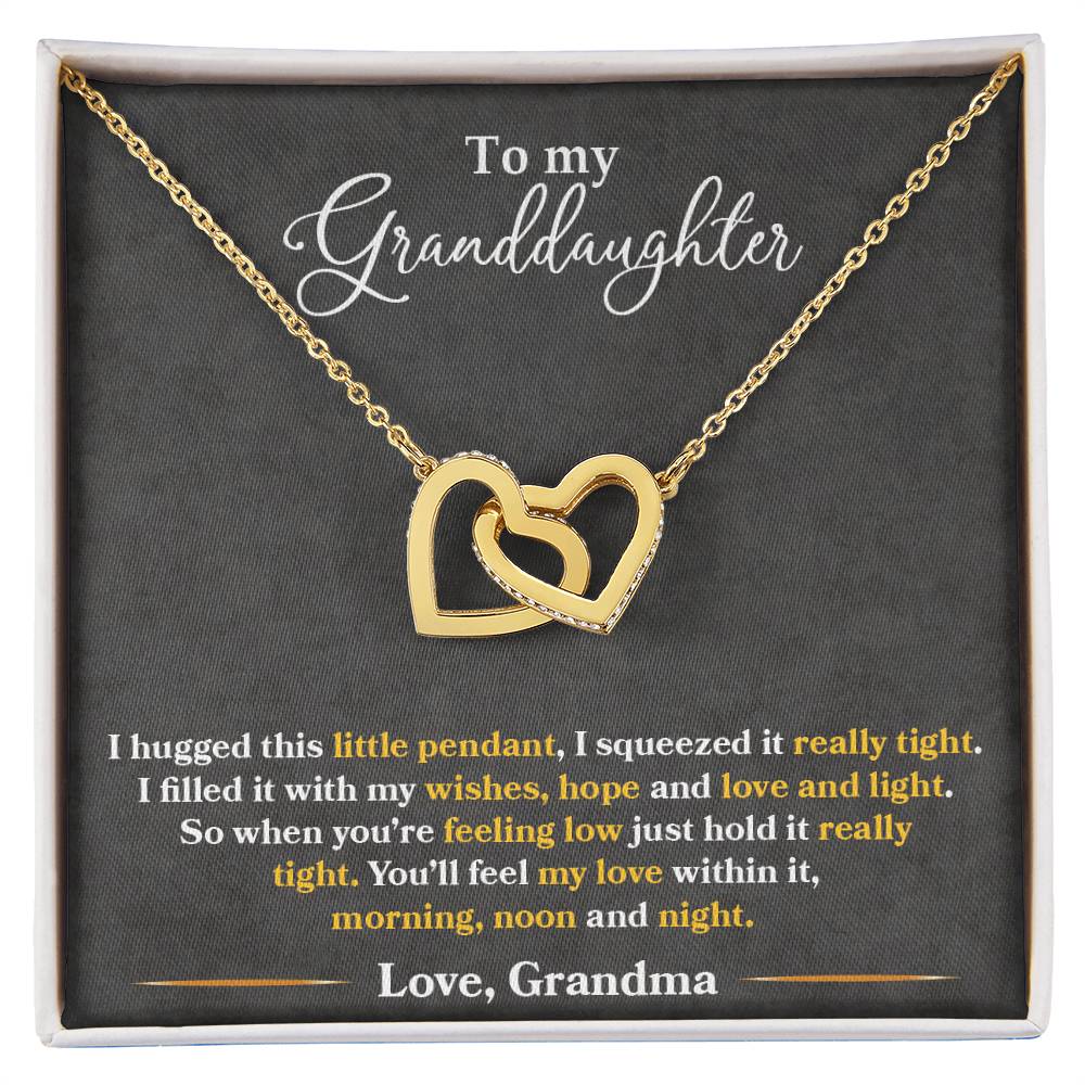 Grandma Love Necklace Gift to Granddaughter - Sentimental Gifting