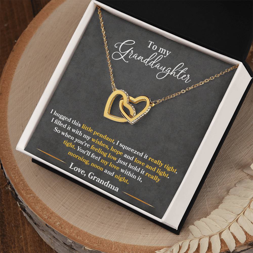 Grandma Love Necklace Gift to Granddaughter - Sentimental Gifting