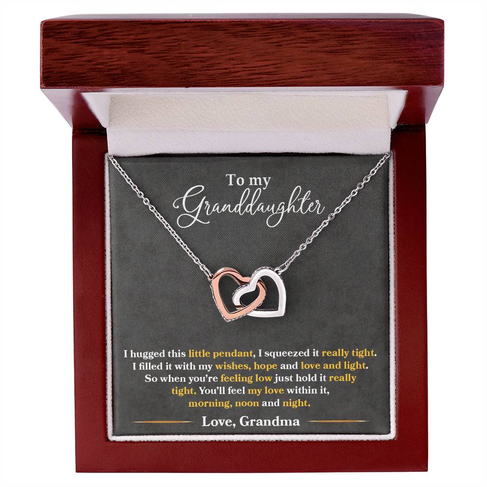Grandma Love Necklace Gift to Granddaughter - Sentimental Gifting