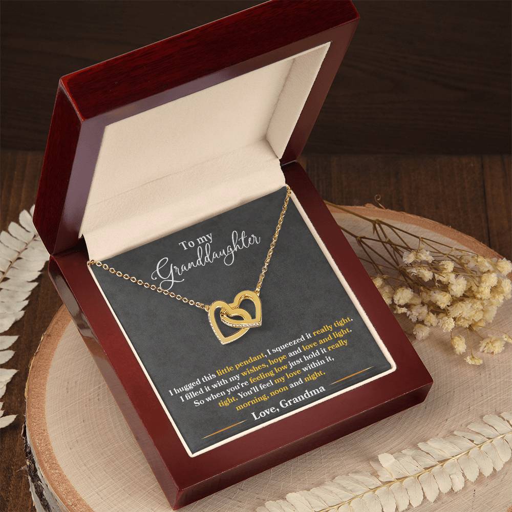 Grandma Love Necklace Gift to Granddaughter - Sentimental Gifting