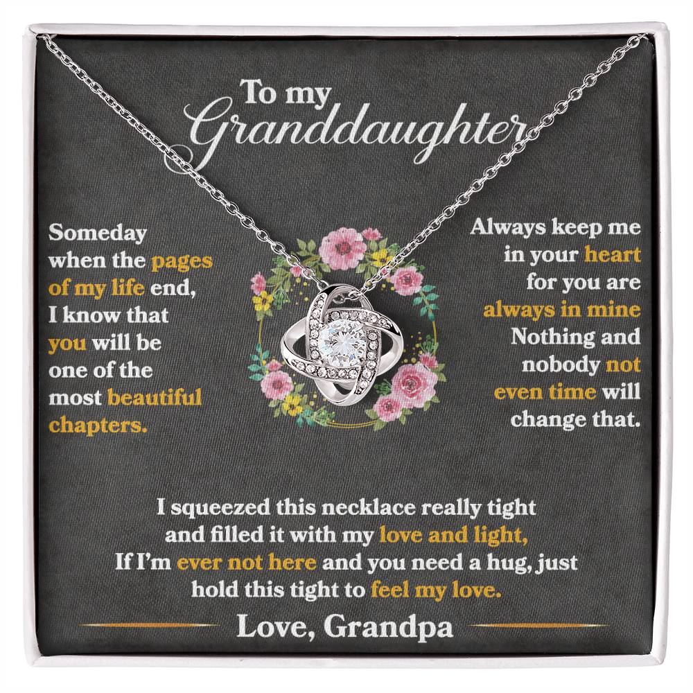 Grandma to Granddaughter Love Necklace Gift - Sentimental Gifting