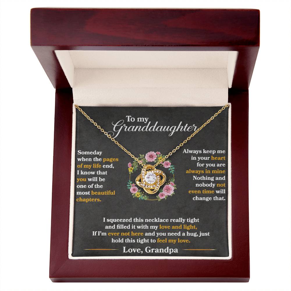 Grandma to Granddaughter Love Necklace Gift - Sentimental Gifting