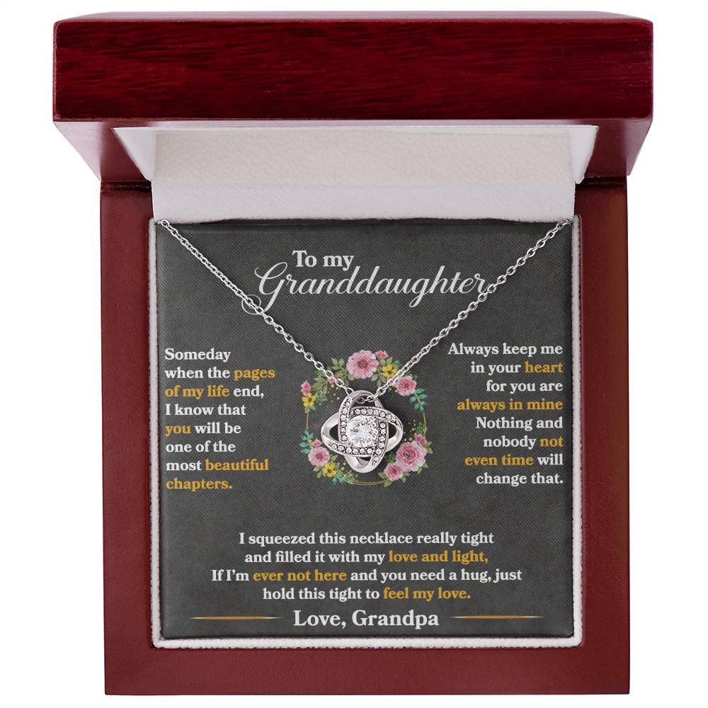 Grandma to Granddaughter Love Necklace Gift - Sentimental Gifting