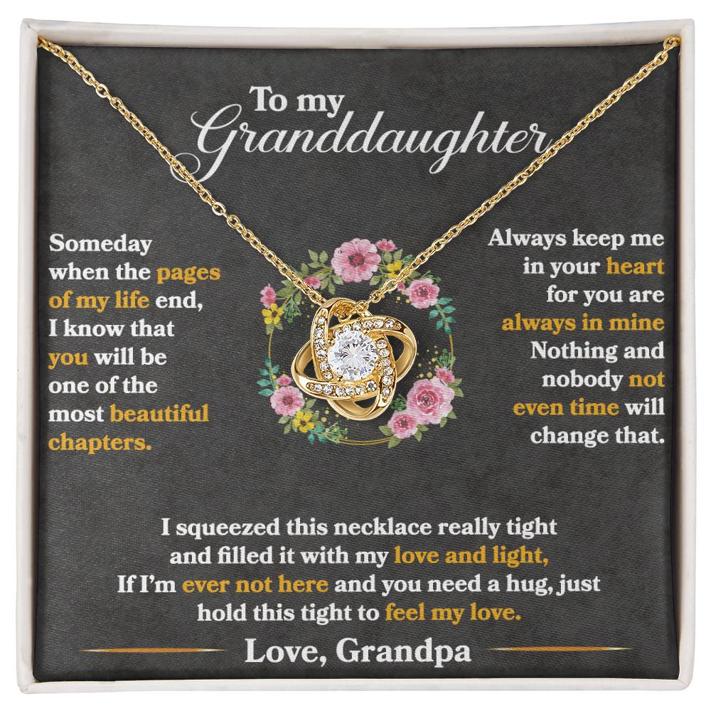 Grandma to Granddaughter Love Necklace Gift - Sentimental Gifting
