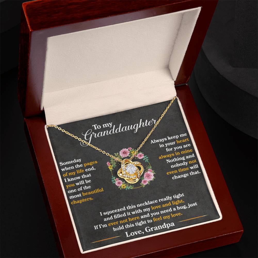 Grandma to Granddaughter Love Necklace Gift - Sentimental Gifting
