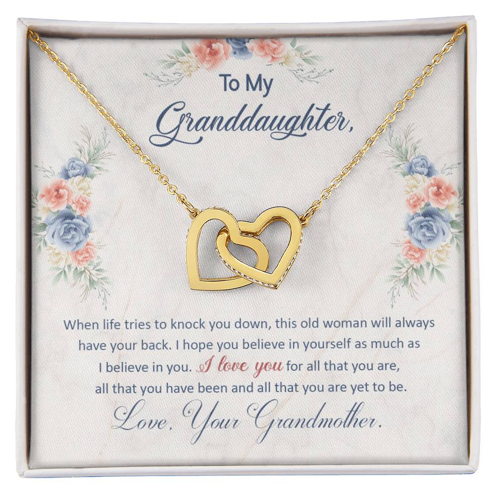 Grandmother's Love and Support Necklace Gift to Granddaughter - Sentimental Gifting