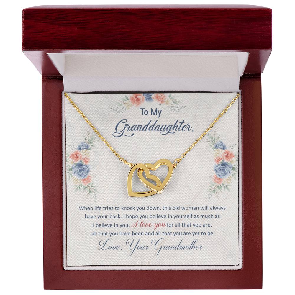 Grandmother's Love and Support Necklace Gift to Granddaughter - Sentimental Gifting