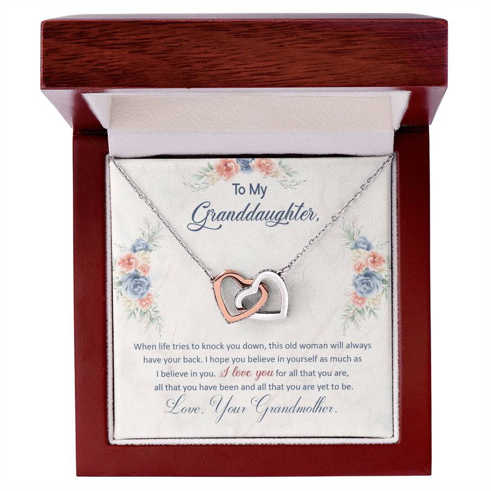 Grandmother's Love and Support Necklace Gift to Granddaughter - Sentimental Gifting