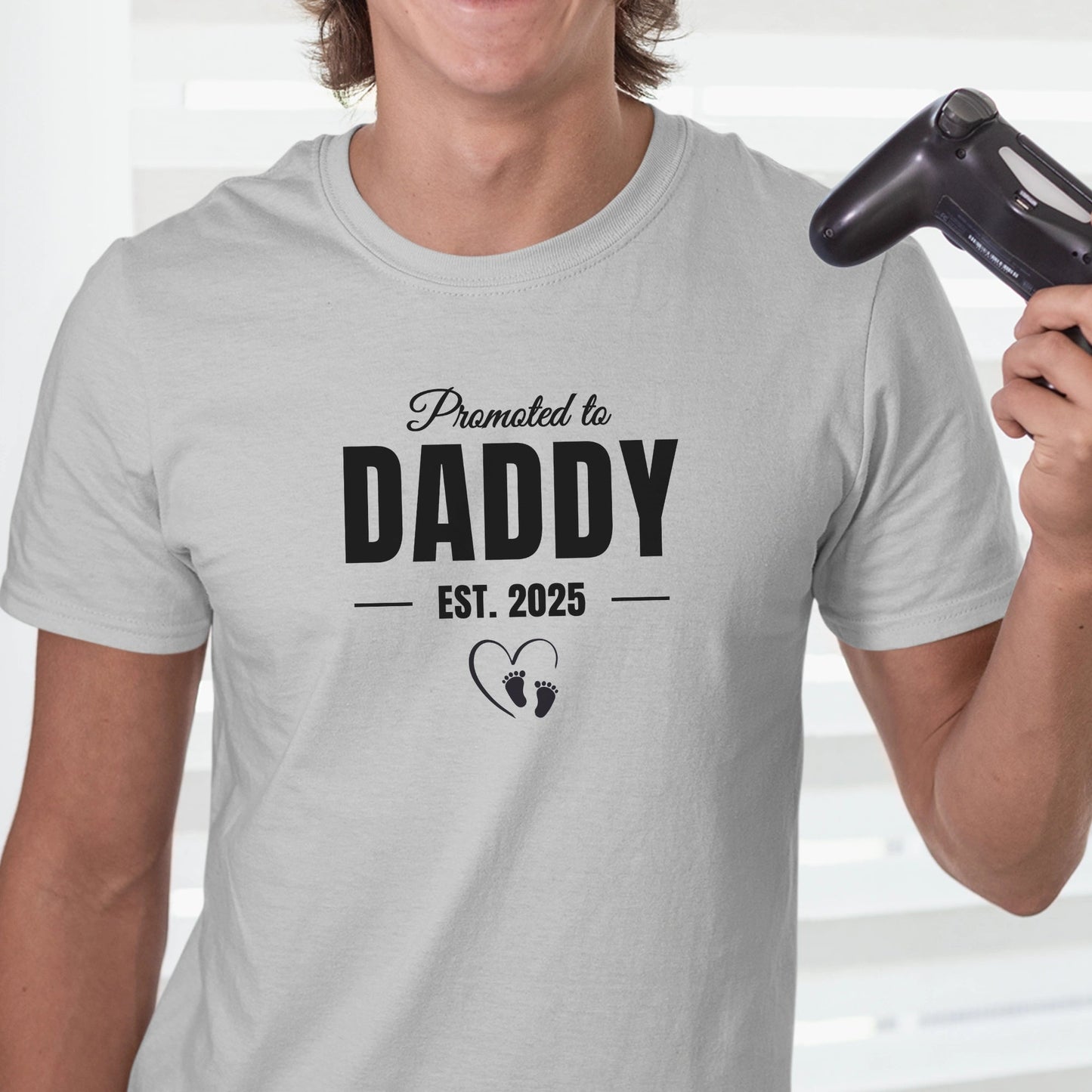 Made with Love – Promoted to Daddy Shirt - Sentimental Gifting