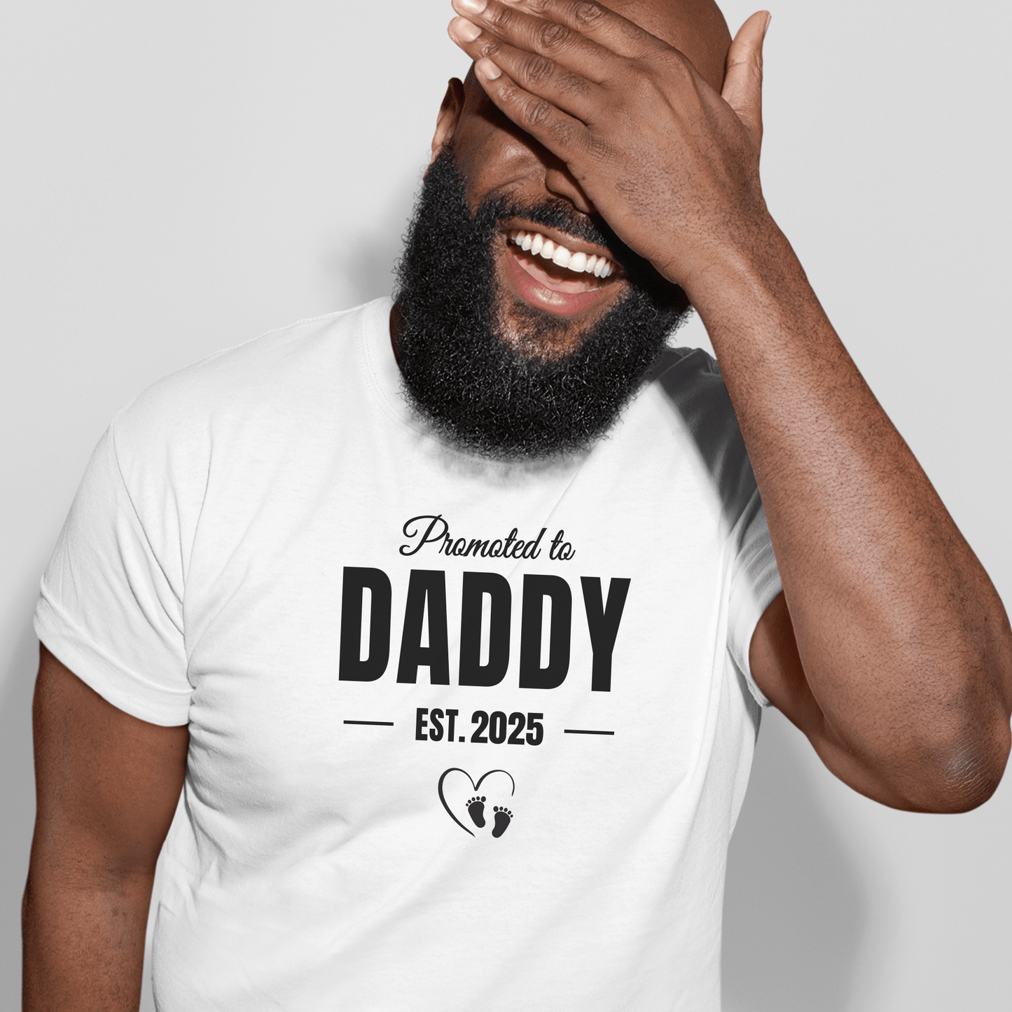 Made with Love – Promoted to Daddy Shirt - Sentimental Gifting