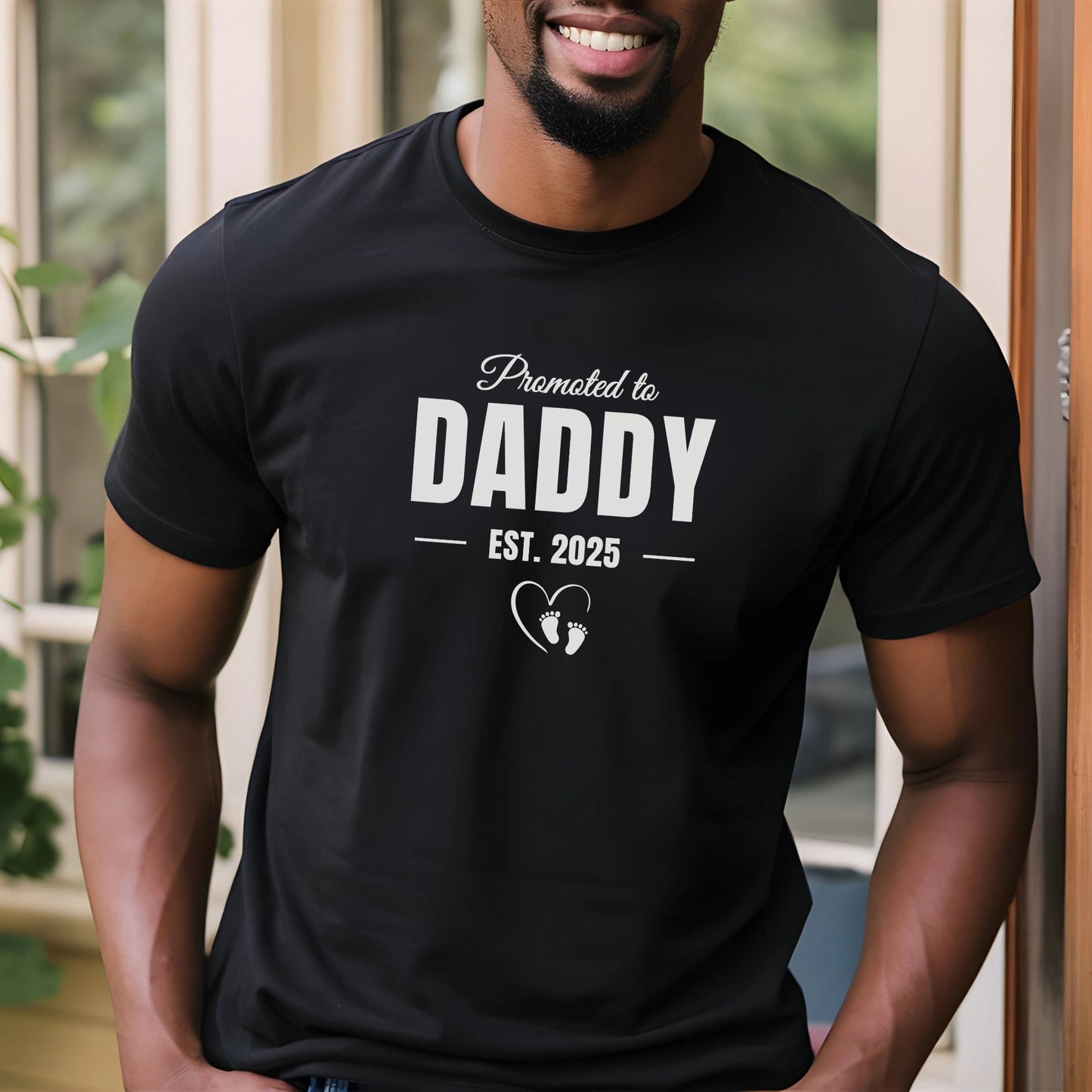 Made with Love – Promoted to Daddy Shirt - Sentimental Gifting