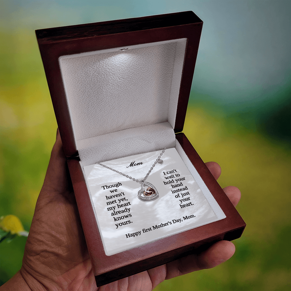 Mom - to - Be Baby Shower Gift - First Mother's Day Necklace - Sentimental Gifting