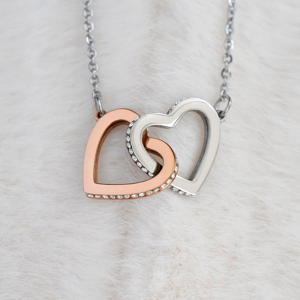 Mother - Daughter Best Friends Hearts Necklace Gift to Mom - Sentimental Gifting