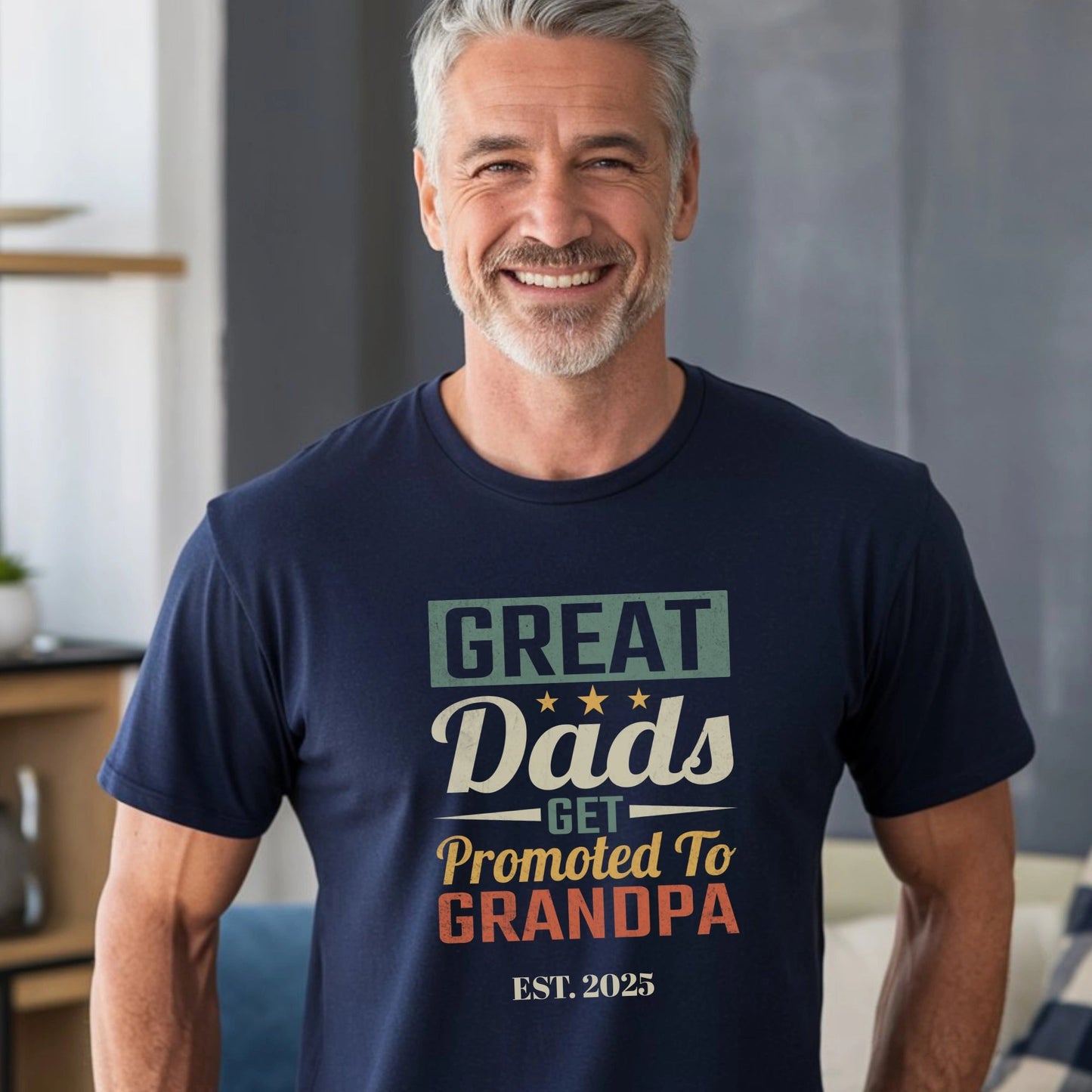 New Grandpa Shirt - Great Dads Become Grandpas - Sentimental Gifting