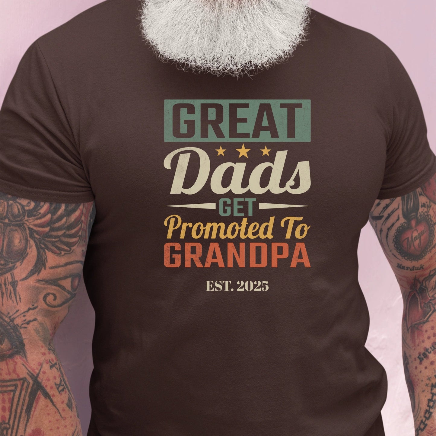 New Grandpa Shirt - Great Dads Become Grandpas - Sentimental Gifting