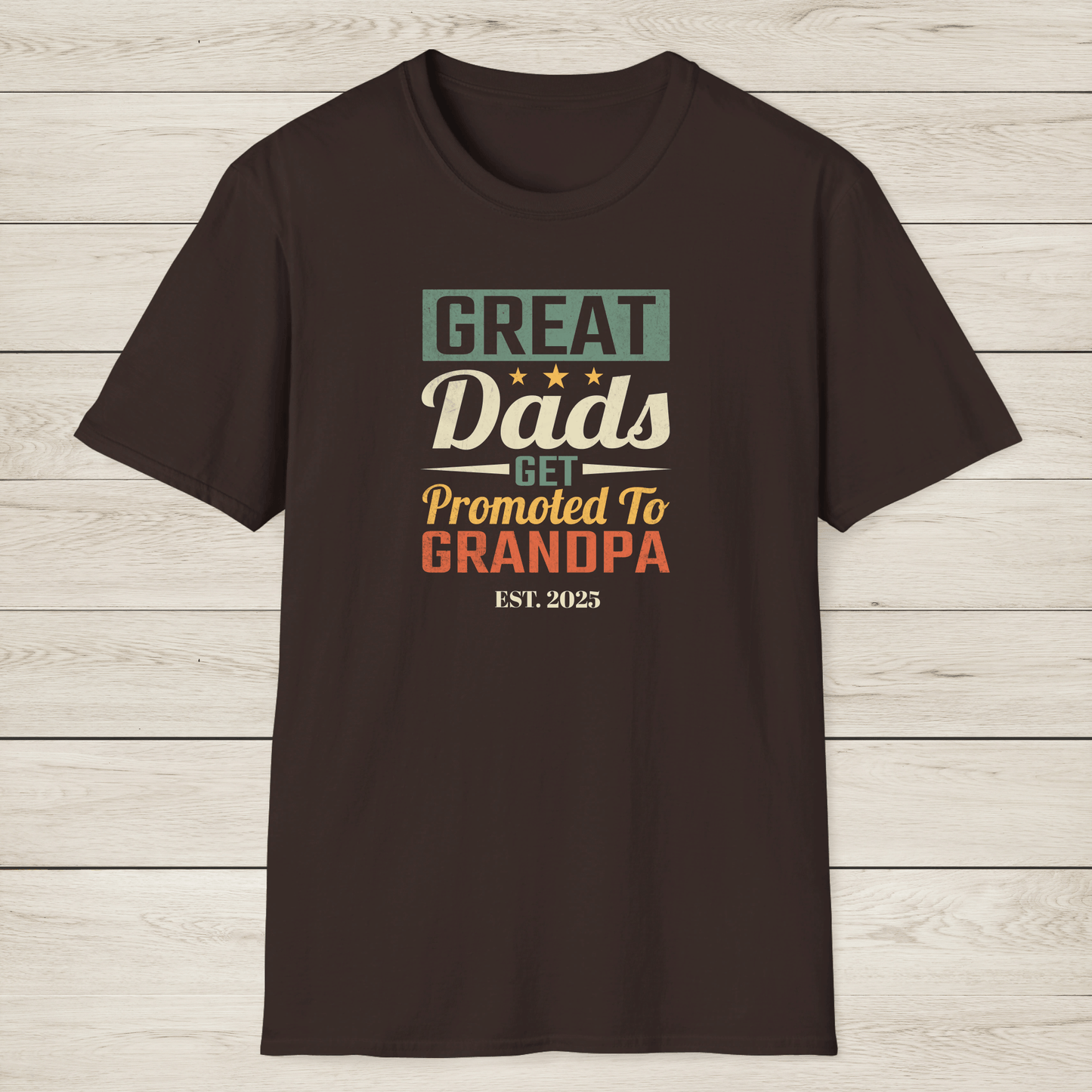New Grandpa Shirt - Great Dads Become Grandpas - Sentimental Gifting