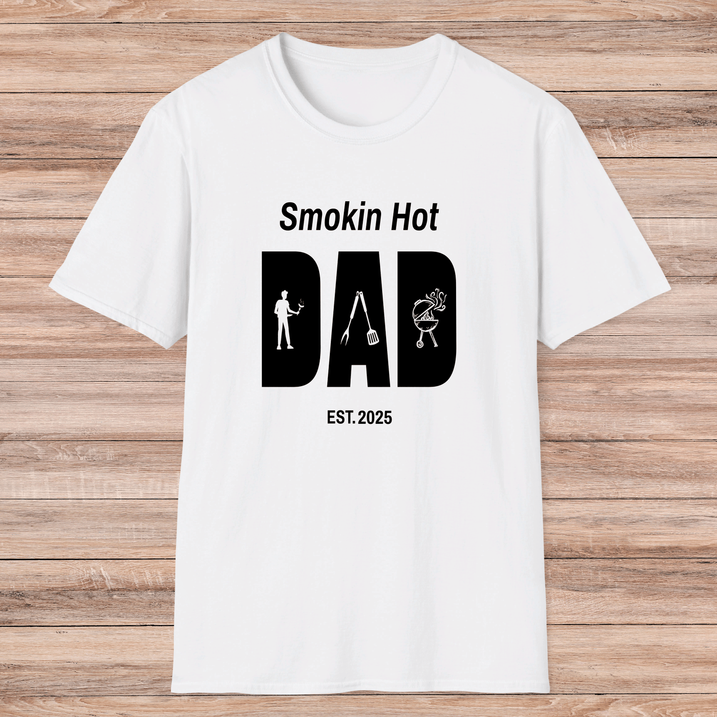 Smokin Hot Dad Shirt Gift for Husband, Dad or Stepdad - Sentimental Gifting