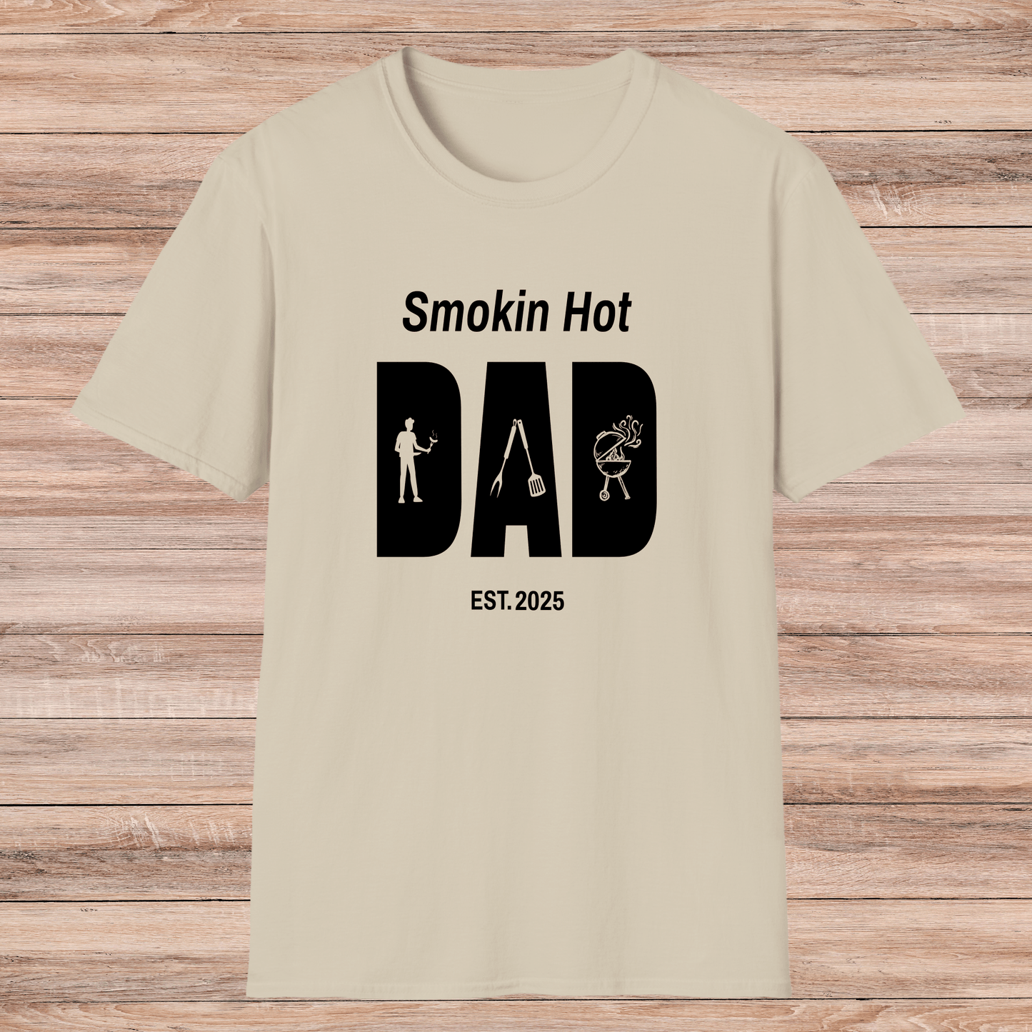 Smokin Hot Dad Shirt Gift for Husband, Dad or Stepdad - Sentimental Gifting