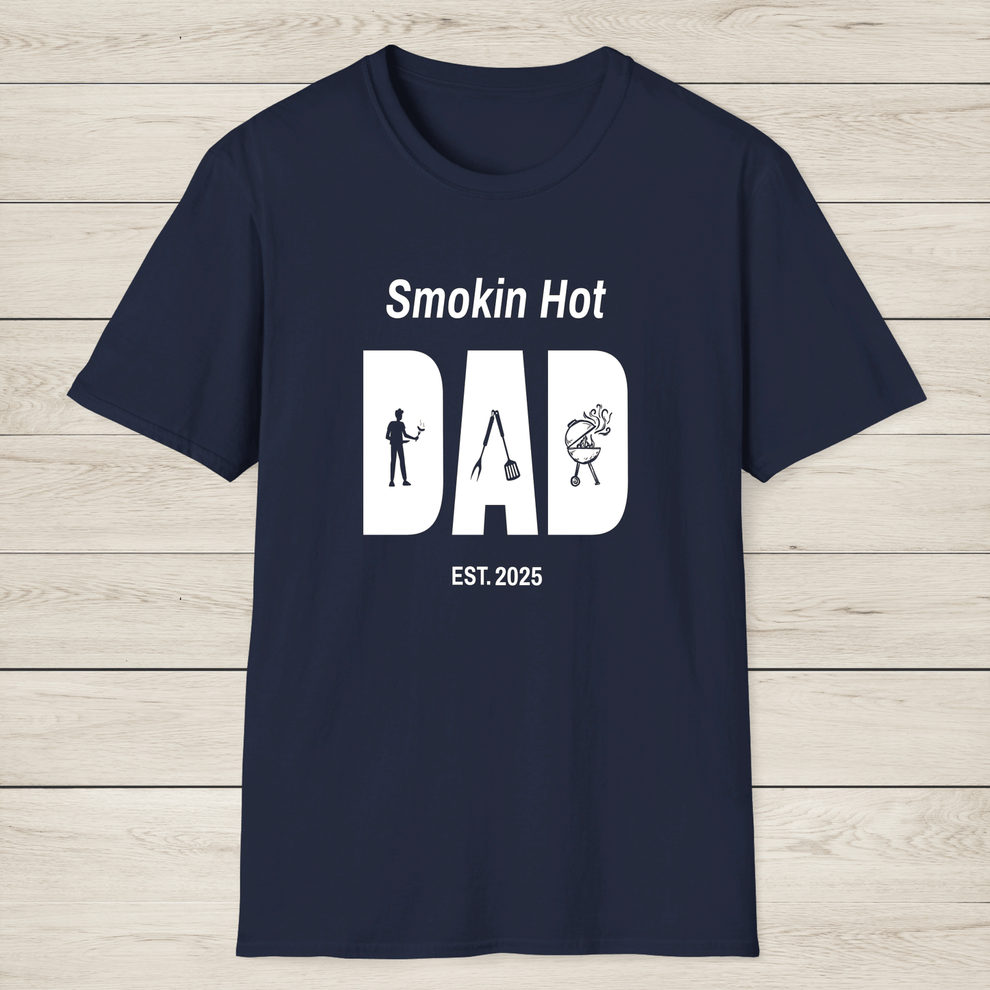 Smokin Hot Dad Shirt Gift for Husband, Dad or Stepdad - Sentimental Gifting