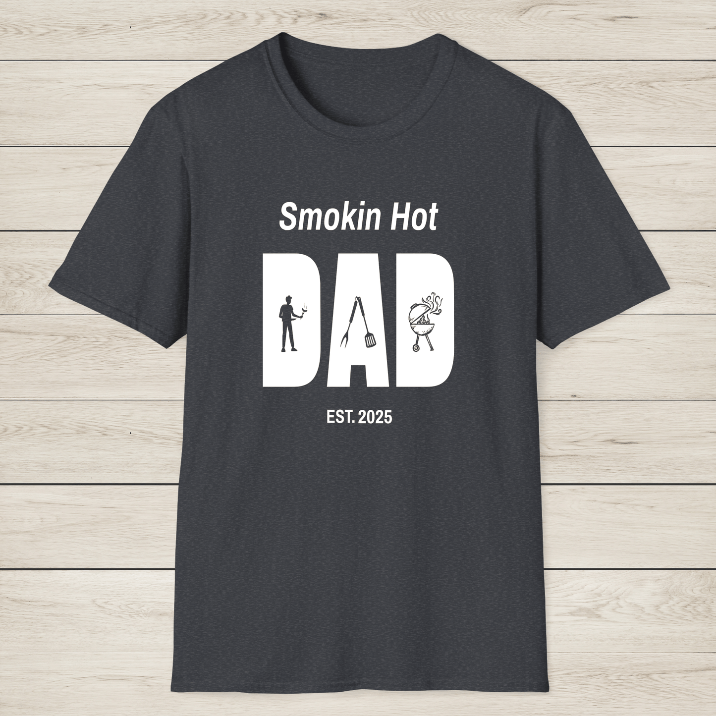 Smokin Hot Dad Shirt Gift for Husband, Dad or Stepdad - Sentimental Gifting